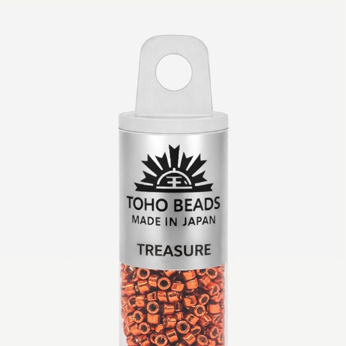 Японский бисер TOHO Treasure (№PF562), непрозрачный глянцевый с металлическим блеском