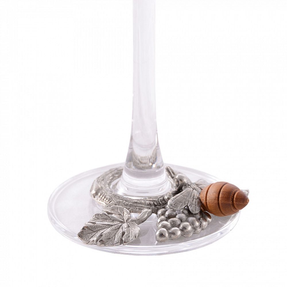 Бокал для шампанского "Пчела и виноград"