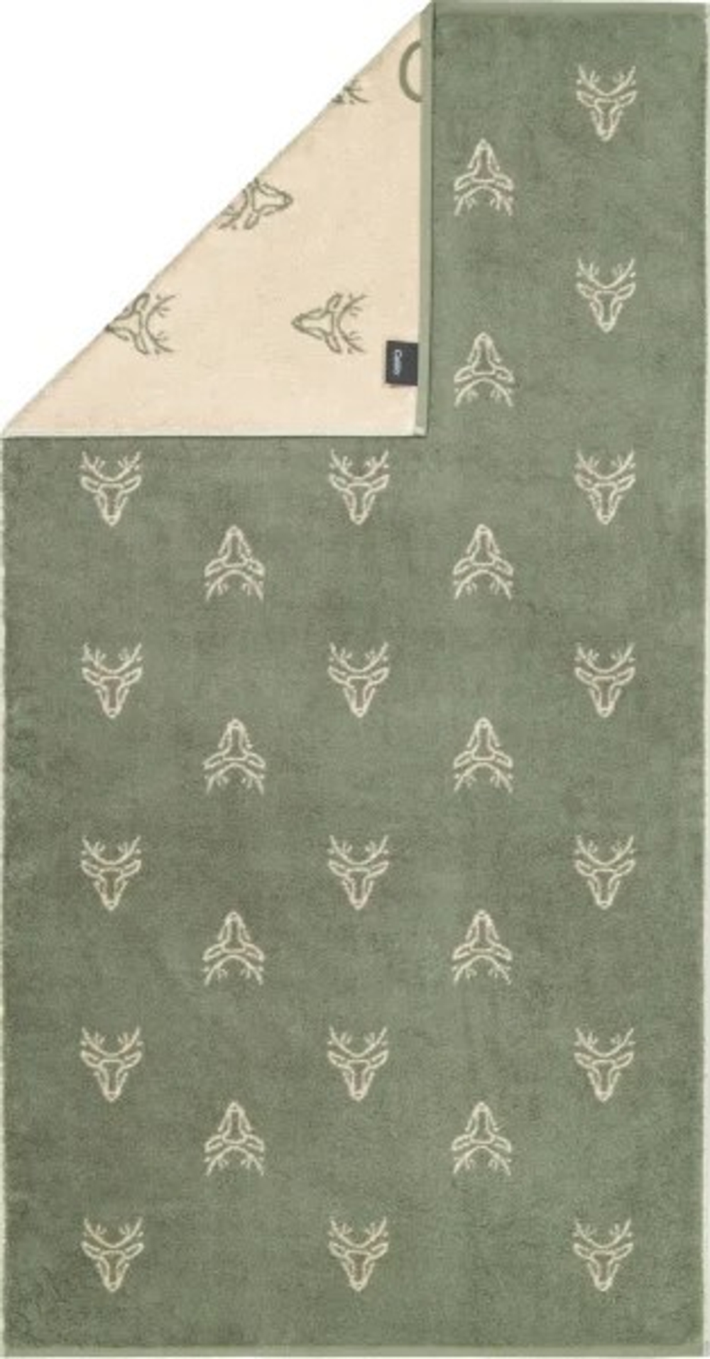 Полотенце 70х140 Cawo 6229 зеленое