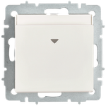 BRITE Выключатель карточный 30А ВС10-1-8-БрЖ жемчуг IEK