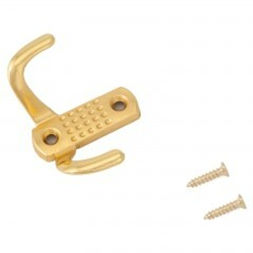 Крючок-вешалка СТАНДАРТ 212 B GP золото (2крючка)  маленький / 10193