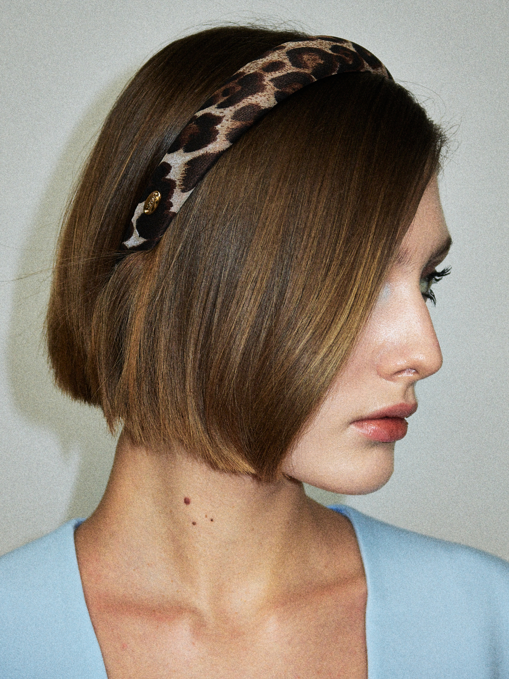 Ободок средний леопардовый