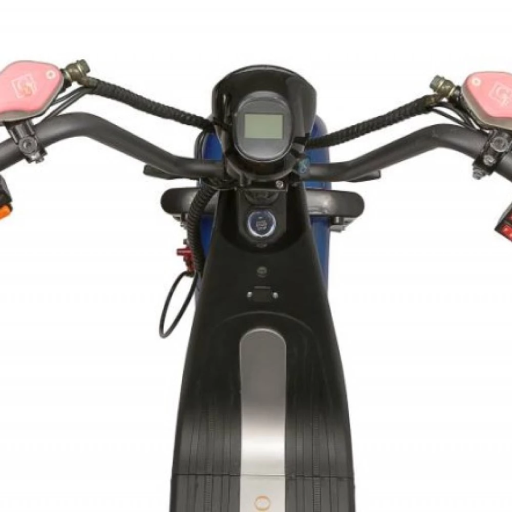 Электроскутер CityCoCo Trike GT X7 PRO Синий С БАГАЖНИКОМ