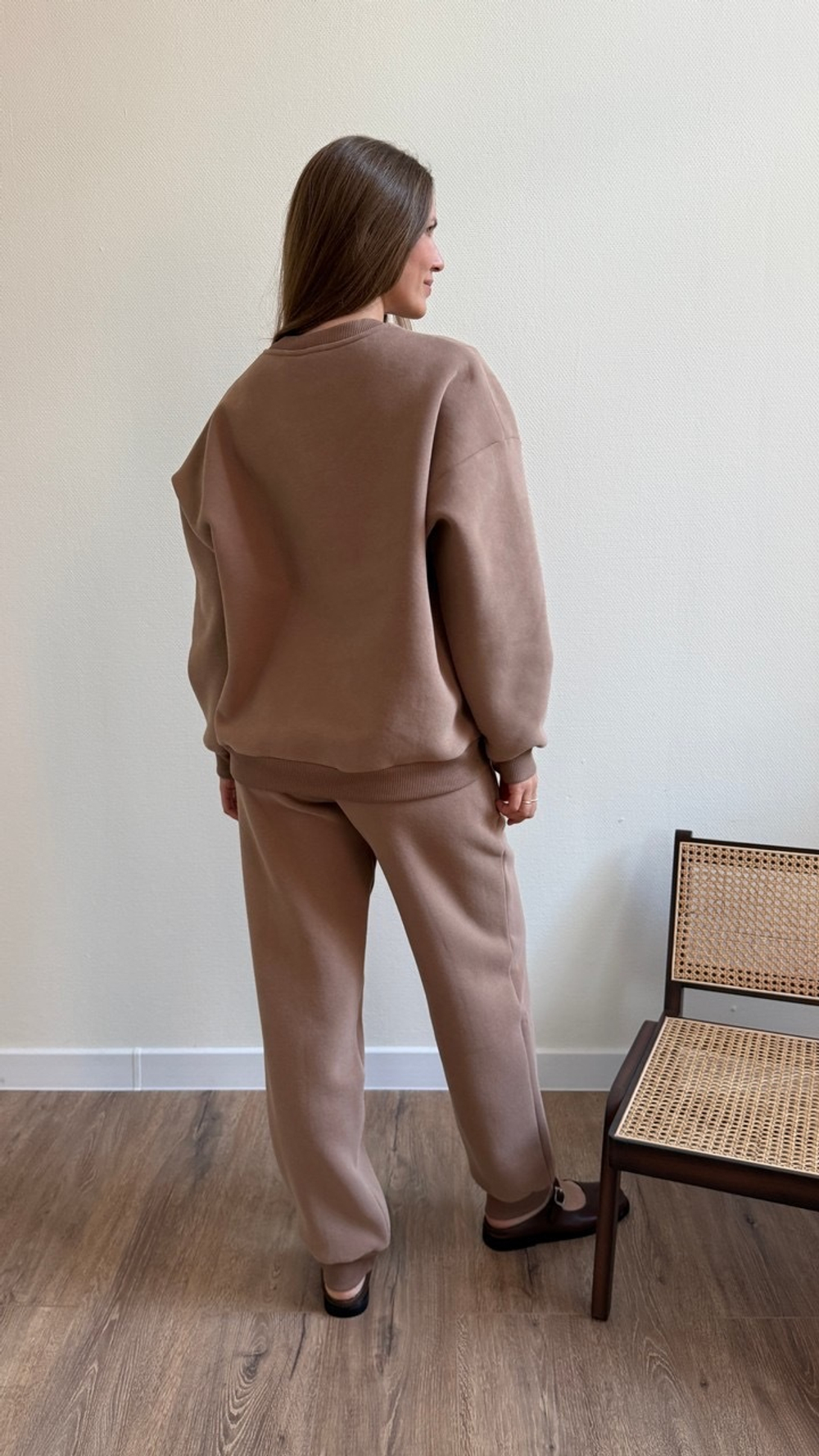 Брюки премиум утепленные, Мокко