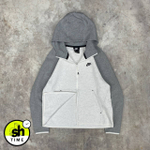 Кофта Nike TechFleece Grey And White Hoodie