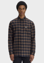 Рубашка FRED PERRY Brushed Twill Tartan Shirt