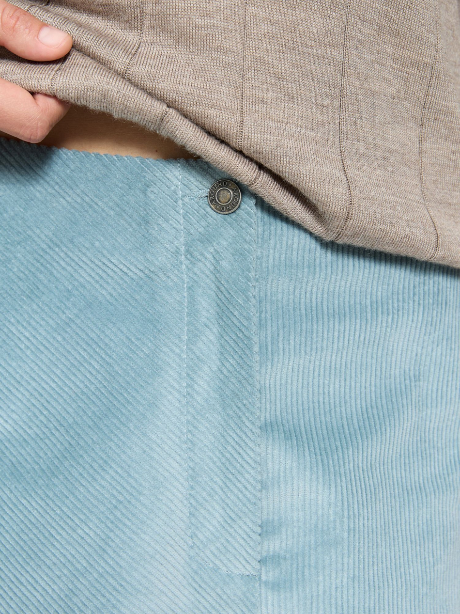 Юбка мини из вельвета