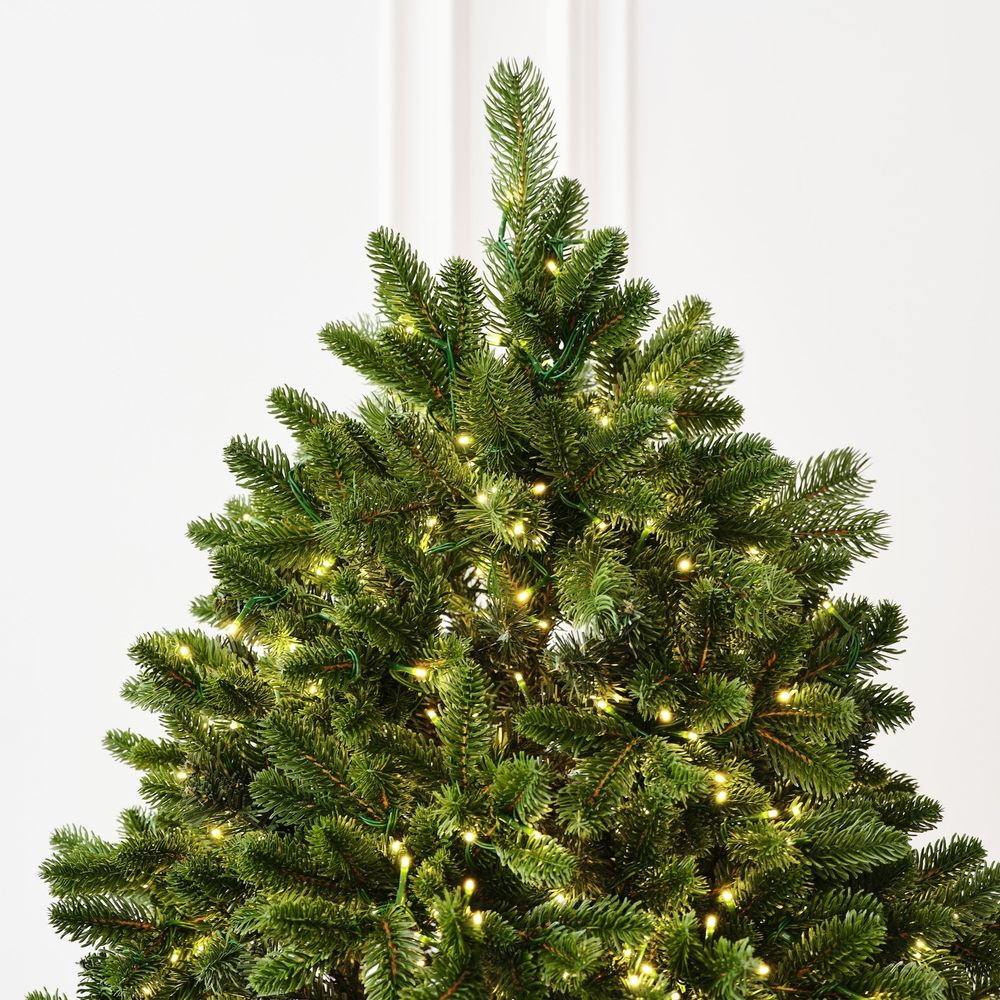 Елка с гирляндой «Grand Majesty» (Литая+пвх) 210 см / 2,1 м