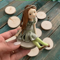 Деревянный срез дерева. Подставка. (5,5-7 см)