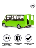 Машинки для мальчиков металлическая модель Газель Некст Cityline зеленый 14 см