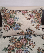 Декоративный гобеленовый чехол для интерьерной подушки Букет 68х47