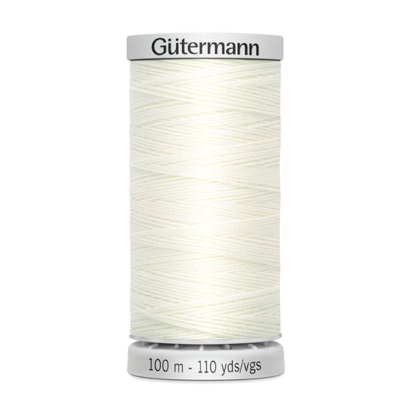 Нитки суперкрепкие Gutermann Extra Strong M782 №40 (100 метров), 5 кат. | _111 айвори