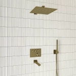 Душевая система WasserKraft Aisch A5558.180.198.285.194.286.174 Thermo матовое золото