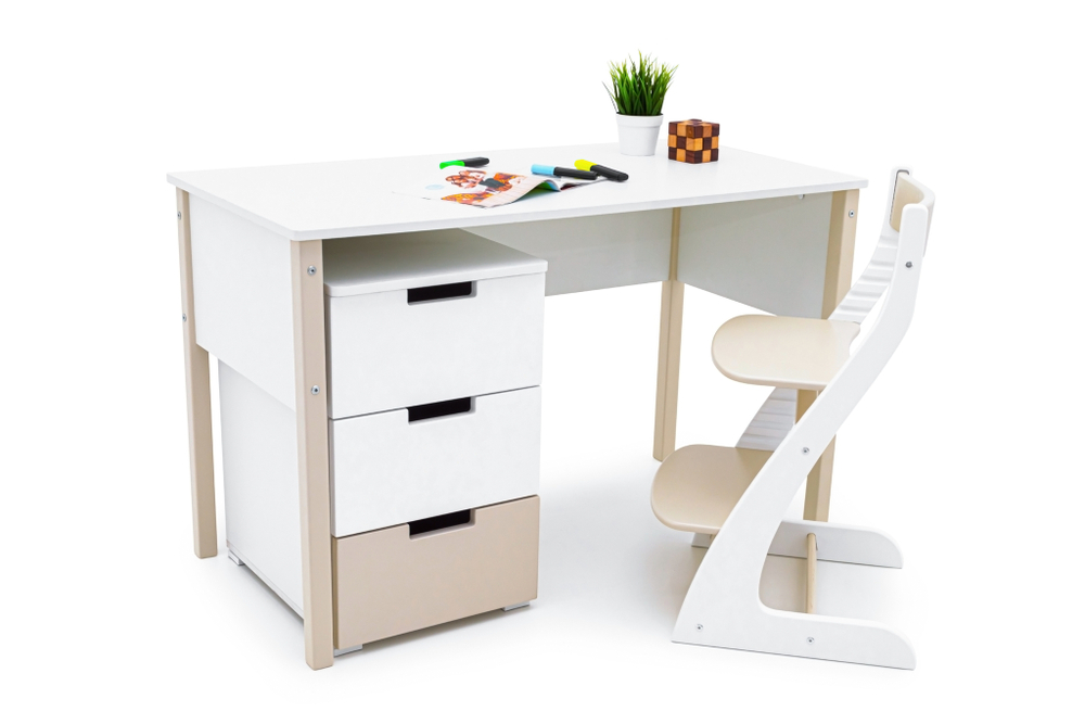 Детская тумба Бельмарко Svogen бежево белый