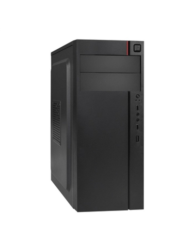 Exegate EX290172RUS Корпус Miditower ExeGate AA-440 (ATX, без БП, 2*USB, аудио, черный)