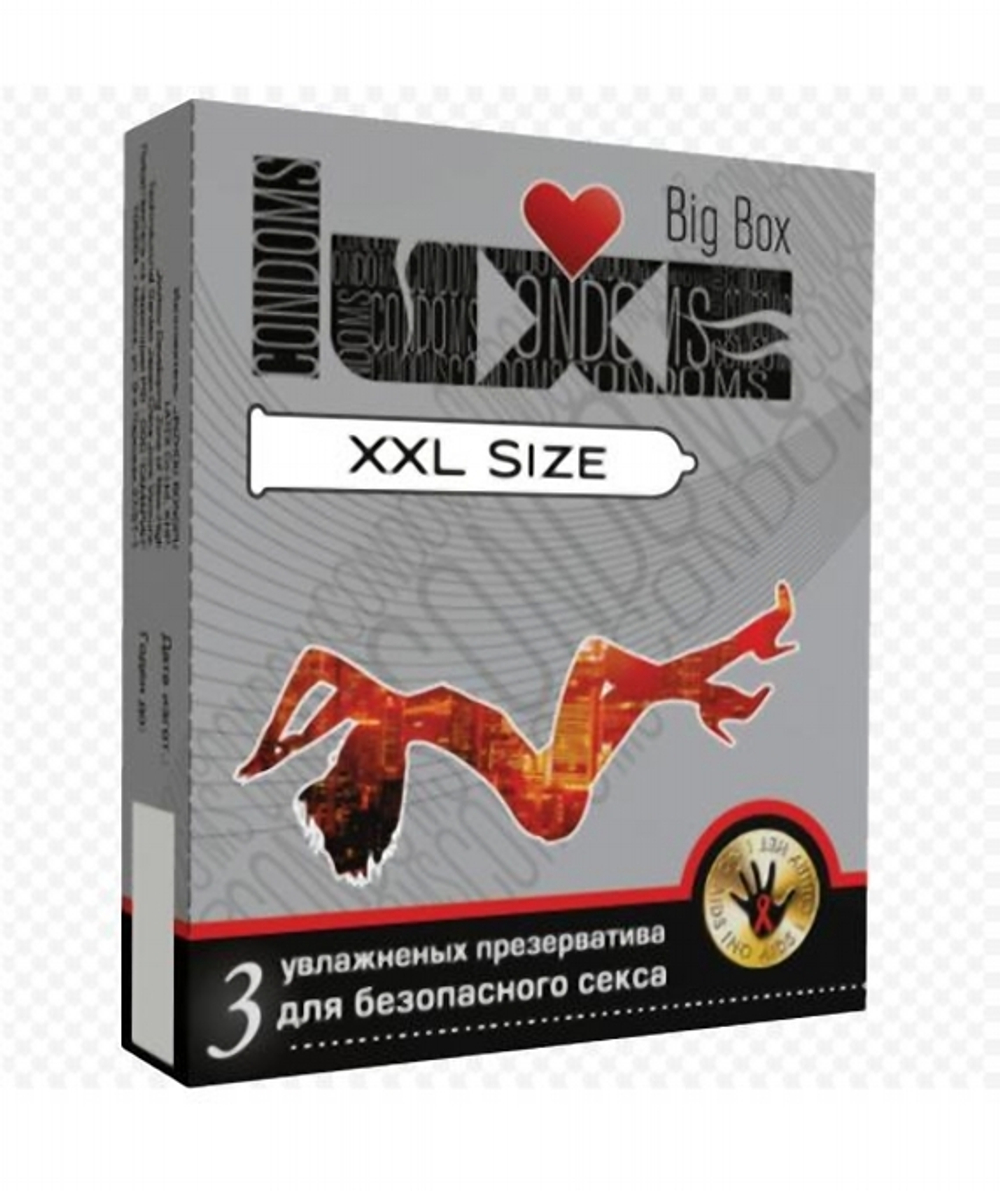 Презервативы Luxe Big Box XXL SIZE №3