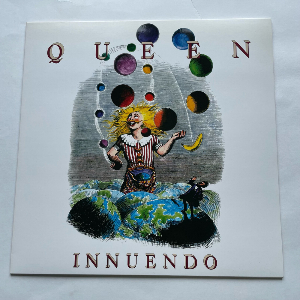 Винтажная виниловая пластинка LP Queen Innuendo The Show Must Go On (Европейский Союз 2009)