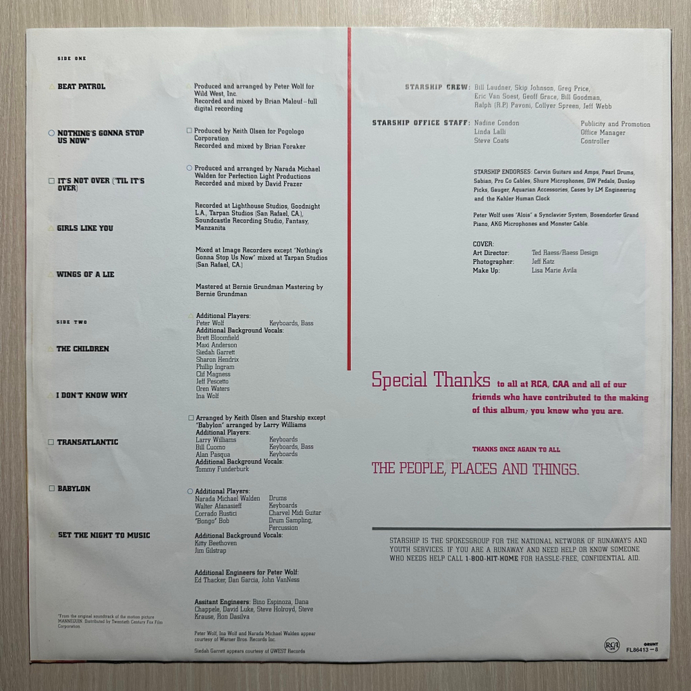 Starship - No Protection (Германия 1987г.)