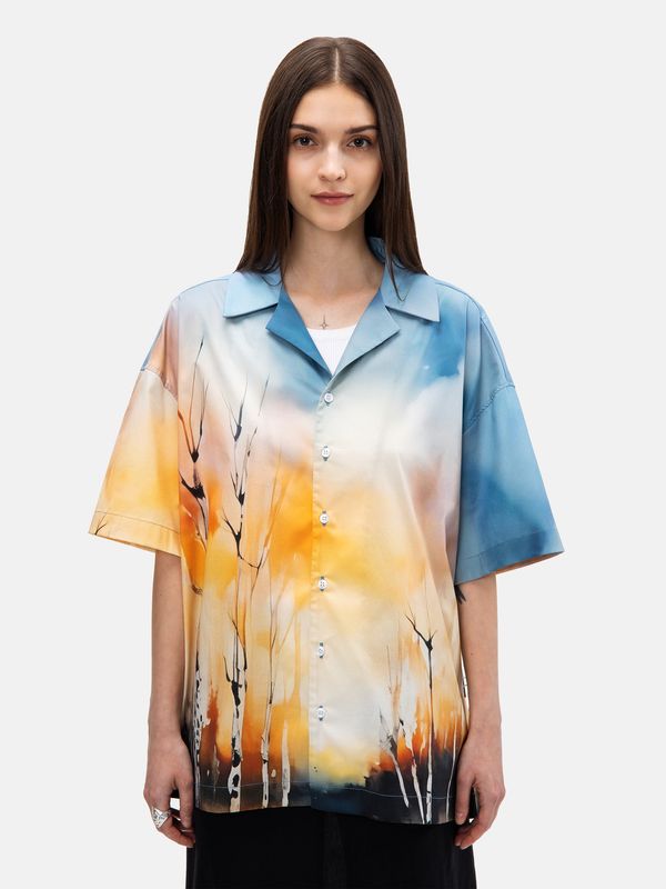 Рубашка Гавайская желтая - фото 6