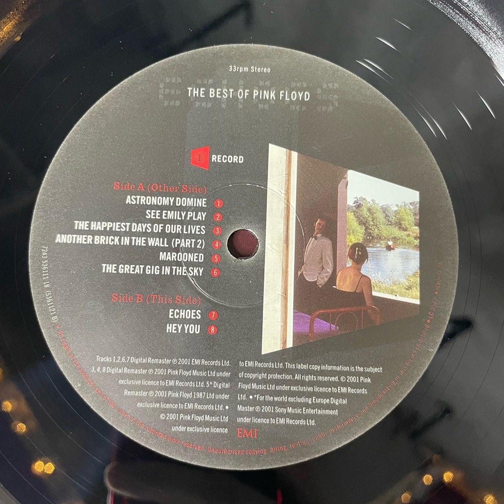 Винтажная виниловая пластинка LP Pink Floyd Echoes (The Best Of Pink Floyd) (Holland 2001)