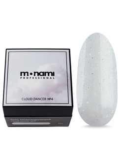 Monami Cloud Dancer Gel - Гель моделирующий молочный с шиммером 04, 15 гр