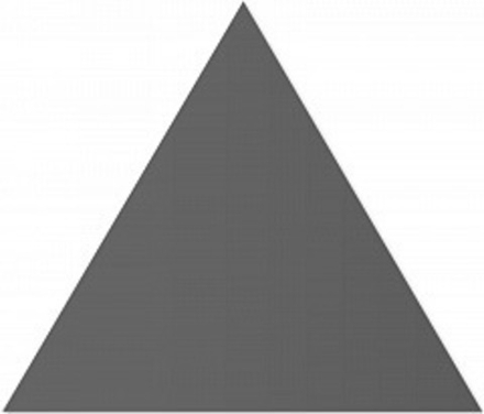 Wow Floor Tiles Triangle Floor R9 Graphite Matt 20x23