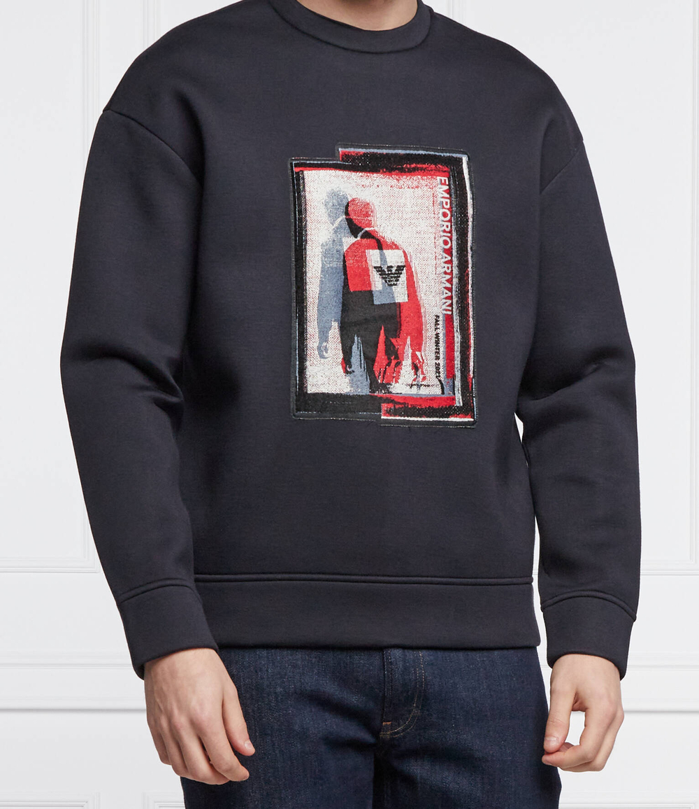 Худи Emporio Armani - темно-синий(6K1M96 1JUWZ)