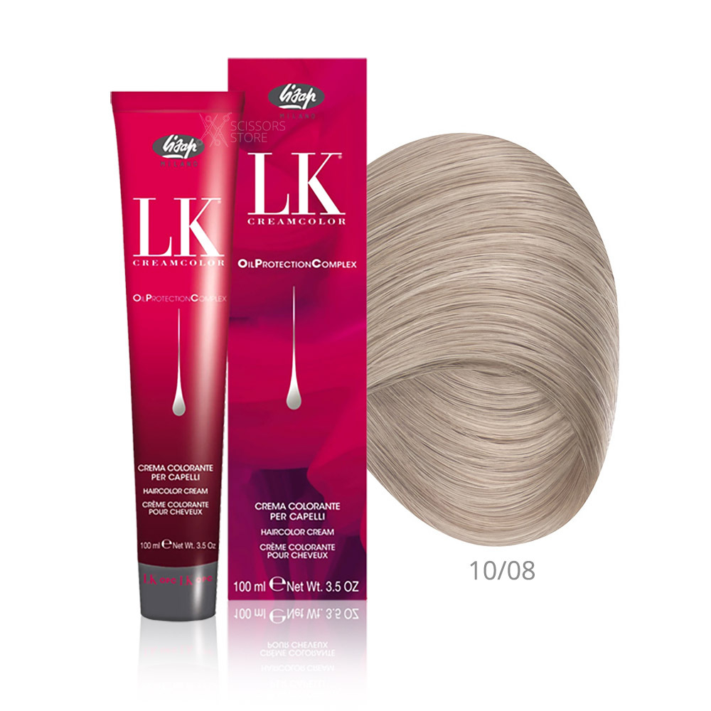 Перманентный краситель для волос Lisap LK Cream Color Oil Protection Complex (Lisap LK OPC)