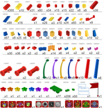 Архитектурный набор 5" на платформе M - 147x132 см