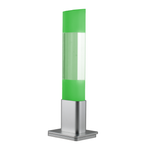 Светосигнальная колонна INNOCONT TL45B, алюминиевый корпус, основание откидное, многоцветный светодиод (постоянное), зуммер, цвет: красный, желтый, зеленый, 24VDC, IP50, кабель 0,5м