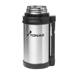 Термос Тонар 1200ML(C), дополнительная пластиковая чашка, складная ручка, ремень