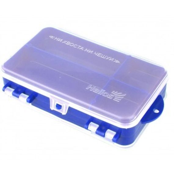 Коробочка для оснастки Helios двухсторонняя (синяя)