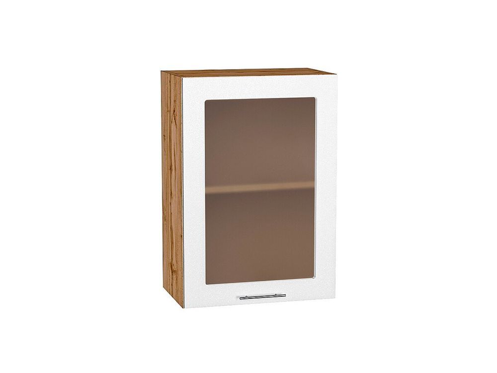 Шкаф верхний с 1-ой остекленной дверцей Валерия-М