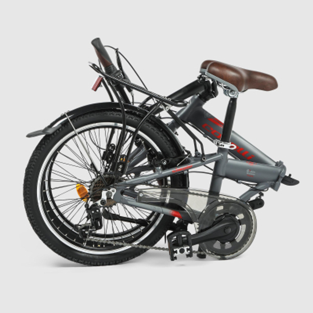 Велосипед Corelli Simple Grey Red 20, 7 скоростей