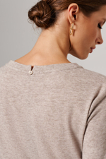 23085 Лонгслив женский (серый меланж)