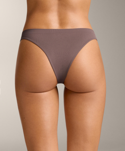 OYSHO Набор из трех пар бесшовных трусиков-бразильских, коралловый