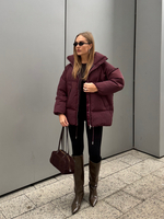 Пуховик Бургунди
