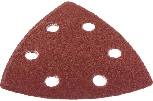 Треугольник шлифовальный универсальный 5 шт. (93х93х93 мм; Р180) "МАСТЕР" Зубр 35583-180