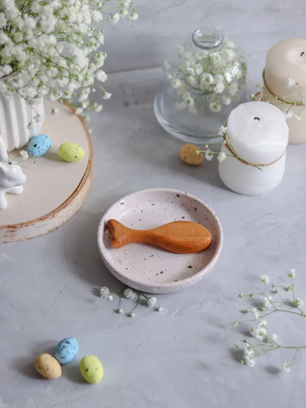 Деревянный грызунок Рыбка Леснушки