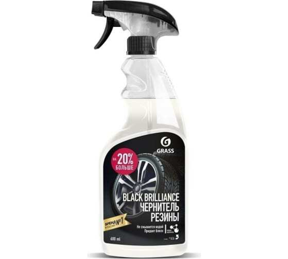 Чернитель-полироль резины Grass Black Brilliance (600мл)
