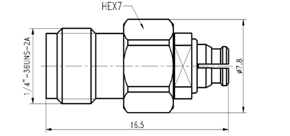 LT-SMAF-SMPF-18G, Коаксиальный переходник SMA-SMP, 18 ГГЦ