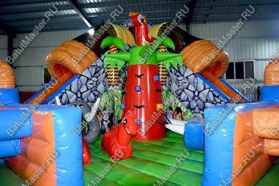 Надувной батут "В гостях у зебры"