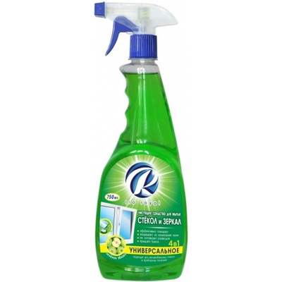 РИО ср-во д/стёкол и зеркал с расп-ем 750 мл Зелёное яблоко