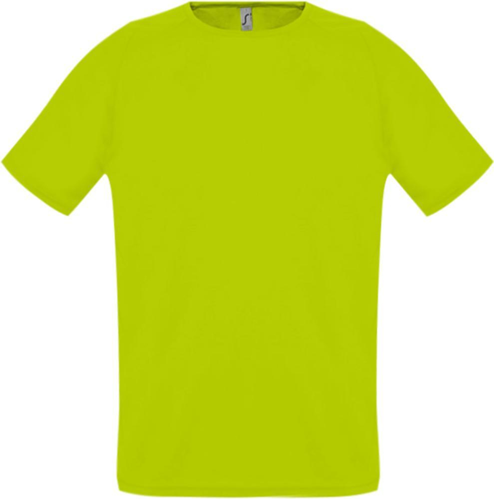 Футболка унисекс Sporty 140, зеленый неон