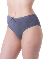 Трусики-слипы с принтом в горошек (Размер: L) (Цвет: темно-серый)