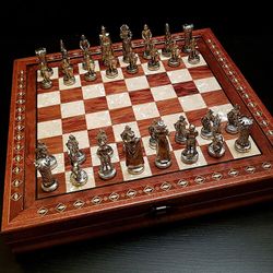 Шахматы "Эпоха империй" роза антик (2616-GA)