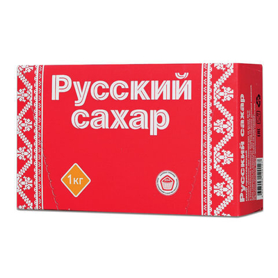 Сахар-рафинад РУССКИЙ 1 кг (180 кусочков, размер 15×16×21 мм), 3 упаковки в комплекте.