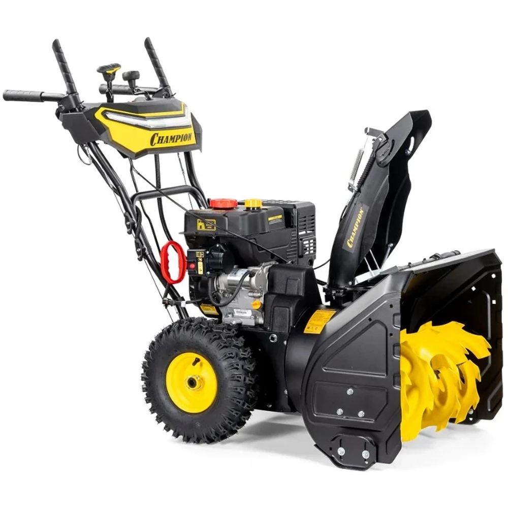 CHAMPION ST763E снегоотбрасыватель 7 л.с., ковш 62 см, выброс 12 м, 6 вперед/2 назад