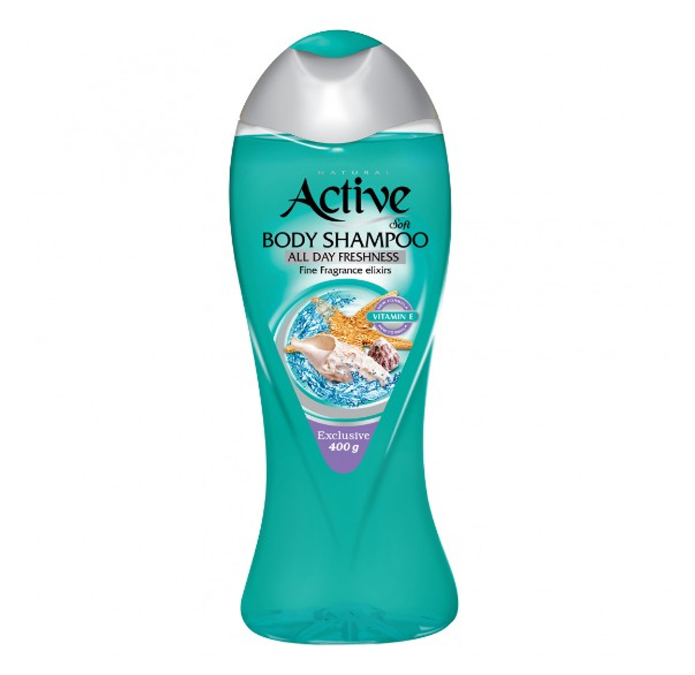 ACTIVE ИРАН / Гель для душа с витамином B5 "Морской" NATURAL, 400 мл х 12