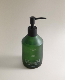 Zara Home Жидкое мыло Citrus Leaves 500 мл для рук и тела, парфюмированное, аромат свежий цитрусовый